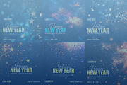 Happy New Year template bundle, a Social Media Template by gstudiovect21 (Thumbnail 5 of 5)