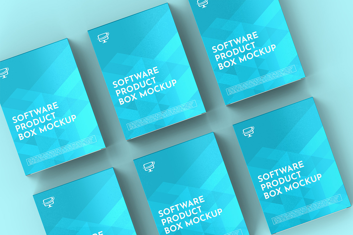 Software Product Box Mockup, a Packaging Mockup by Illusiongraphic (Photo 4 of 25)