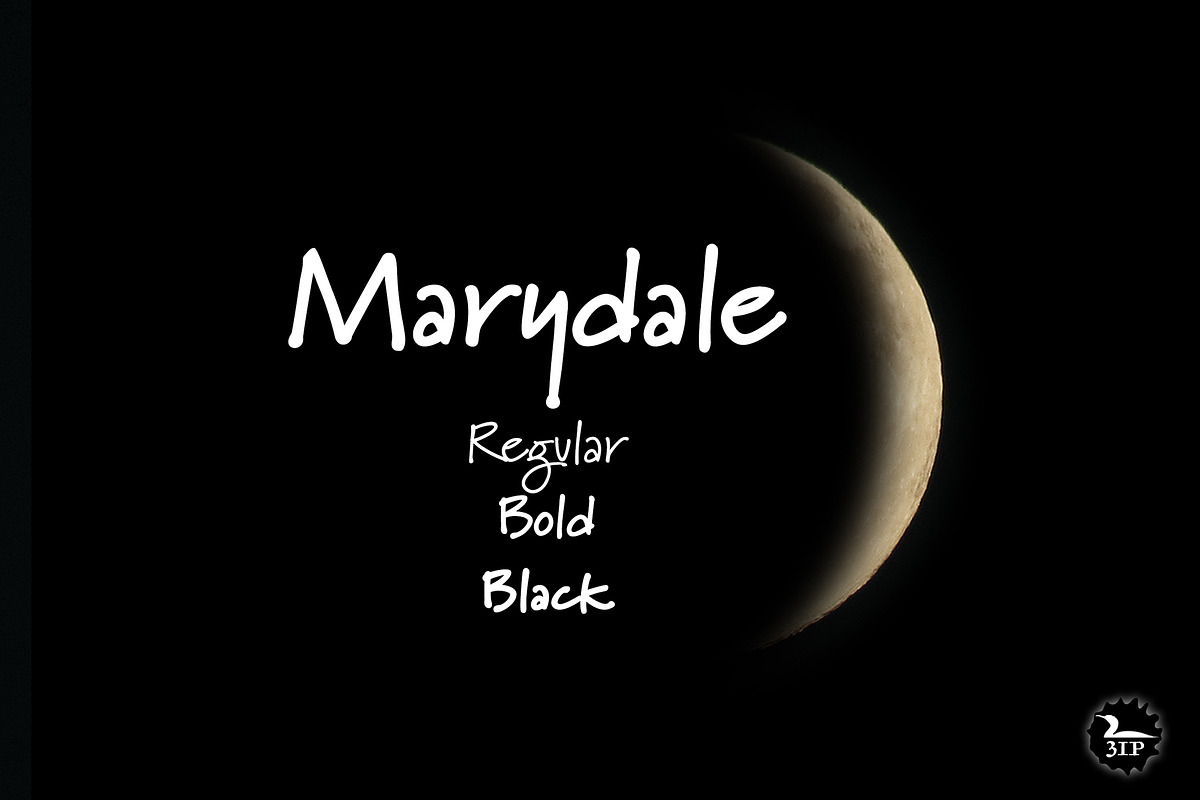 Marydale, a font with personality