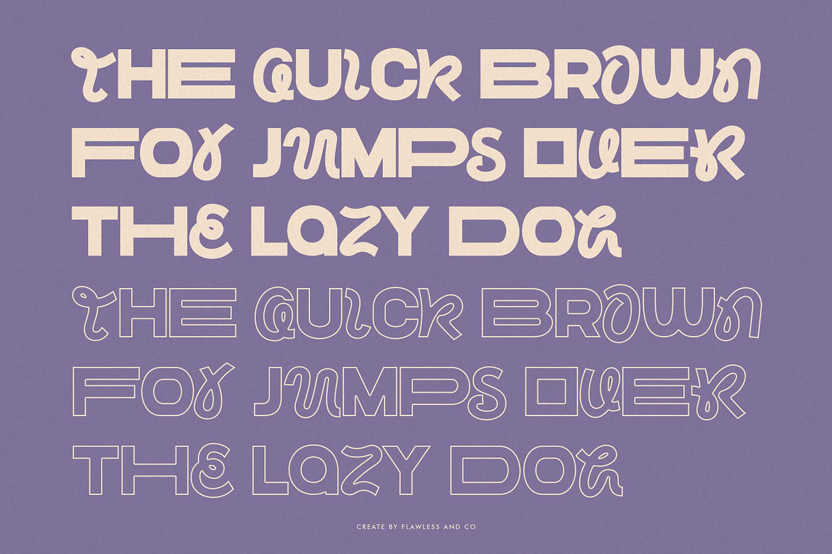 Monundrum - Combination Font, a Font by Flawless And Co (Photo 8 of 10)
