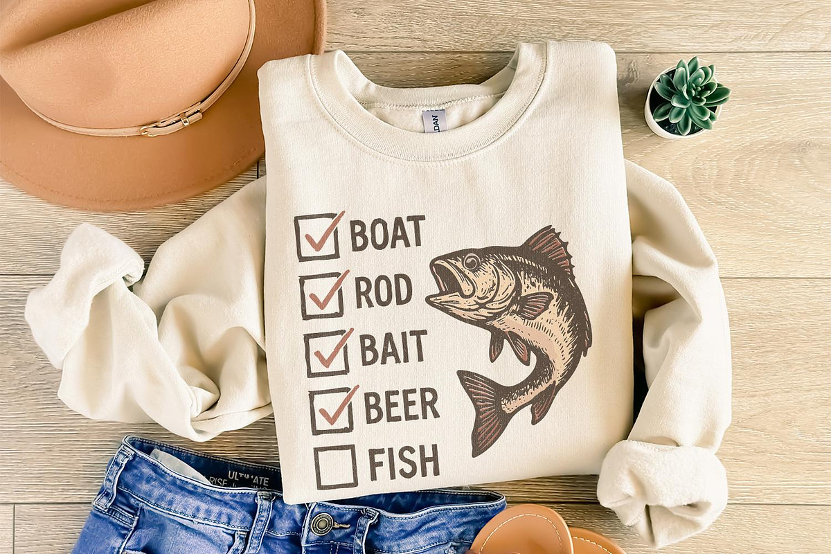 Boat Rod Bait Beer Fish PNG, Funny, an Illustration by SharpMarketplace (Photo 8 of 9)