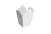 Chinese Takeout Box Template, a Stationery Template by Dieline (Thumbnail 1 of 2)