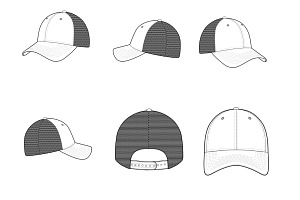 Cap Hat Clothing Set 1 Procreate