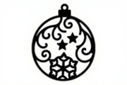 Christmas Ornament Design Bundle, an Illustration by Creativeshirt (Thumbnail 11 of 11)