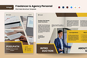 Creative Pitch Deck Brochure, a Brochure Template by twinstd (Thumbnail 1 of 6)