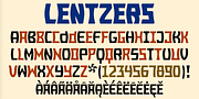 Lentzers, a Sans Serif Font by Ingrimayne Type (Thumbnail 3 of 6)