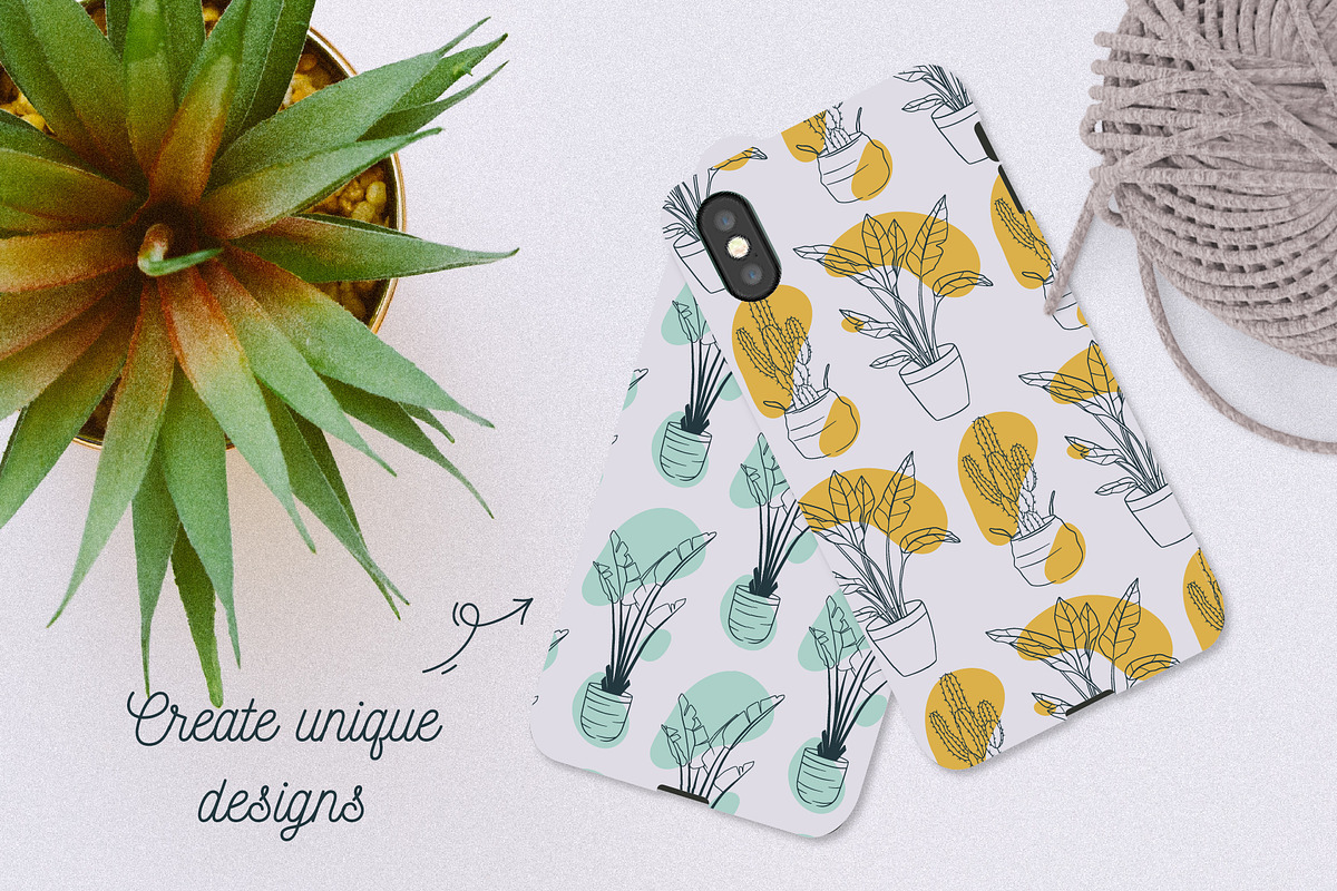 Cozy Houseplants | illustrations, a Decorative Illustration by Wander Designs (Photo 2 of 6)