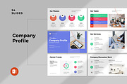 Company Profile Presentation Templat, a Presentation Template by Studio_Clarity (Thumbnail 1 of 5)