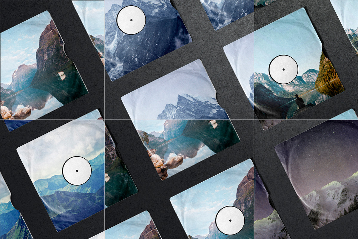 Vinyl Record Mockups Set, a Graphic by rebrandy (Photo 8 of 9)