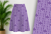 Purple Tropical Stripe Seamless, a Pattern Graphic by Sharon Schwalbe (Thumbnail 1 of 5)
