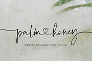 Palm Honey // Modern Lovely Script, a Handwritten Font by PeachCreme (Thumbnail 1 of 11)