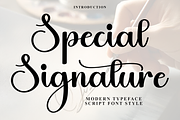 Special Signature, a Handwritten Font by FreshTypeINK (Thumbnail 1 of 8)