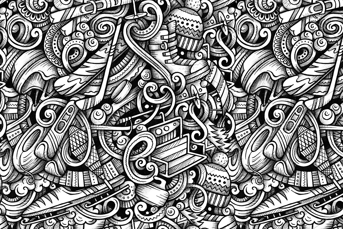 Winter Sports Graphics Patterns, a Pattern Graphic by BALABOLKA (Photo 3 of 6)