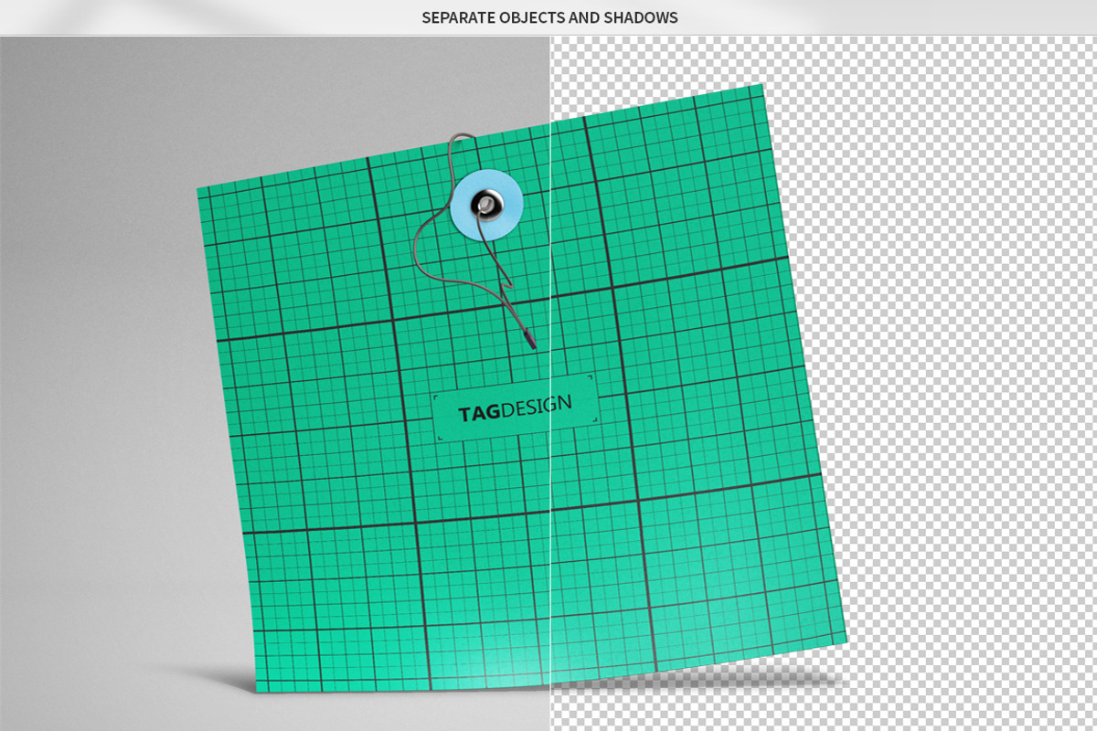 Die Cut Tag Mock-Up, an Apparel Mockup by MassDream (Photo 8 of 9)
