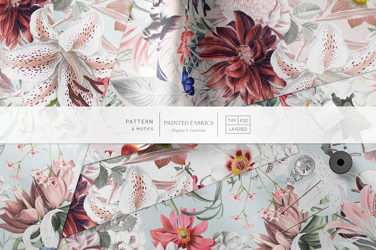 Enamour, Elegant Floral Blooms., a Pattern Graphic by TSTUDIO (Photo 12 of 14)