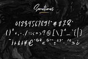 Sometimes - Fancy Signature font, a Script Font by Almarkhatype (Thumbnail 10 of 13)