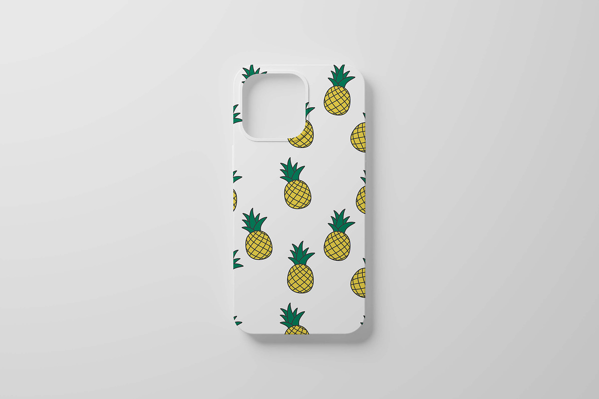 Pineapple fruit seamless pattern, a Pattern Graphic by Viktorijareut (Photo 4 of 5)