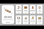 Notary service onboarding screen, a Technology Illustration by Vector Tradition (Thumbnail 2 of 3)