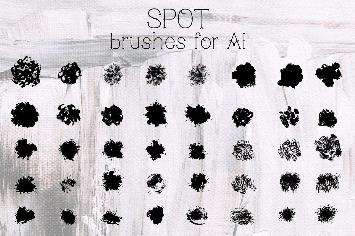 Spot brushes for AI, a Brush Add-On by Leo Studio Design Lab (Photo 2 of 3)