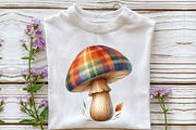 Watercolor Plaid Autumn Clipart, an Illustration by Rose Art (Thumbnail 5 of 7)