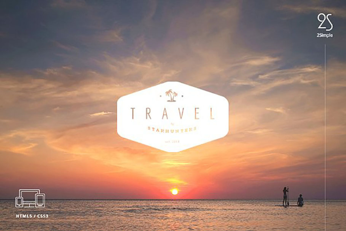 2Simple Travel Coming Soon Template, a HTML Template by CapitalTemplate (Photo 2 of 5)