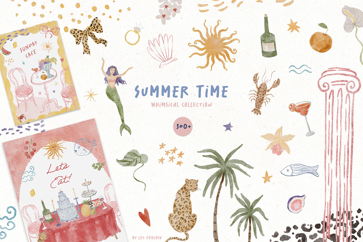 Summer Time - Whimsical Collection, a Decorative Illustration by Les Frolova (Photo 1 of 12)
