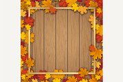 Set of maple tree leaves frames., a Decorative Illustration by belander (Thumbnail 2 of 8)