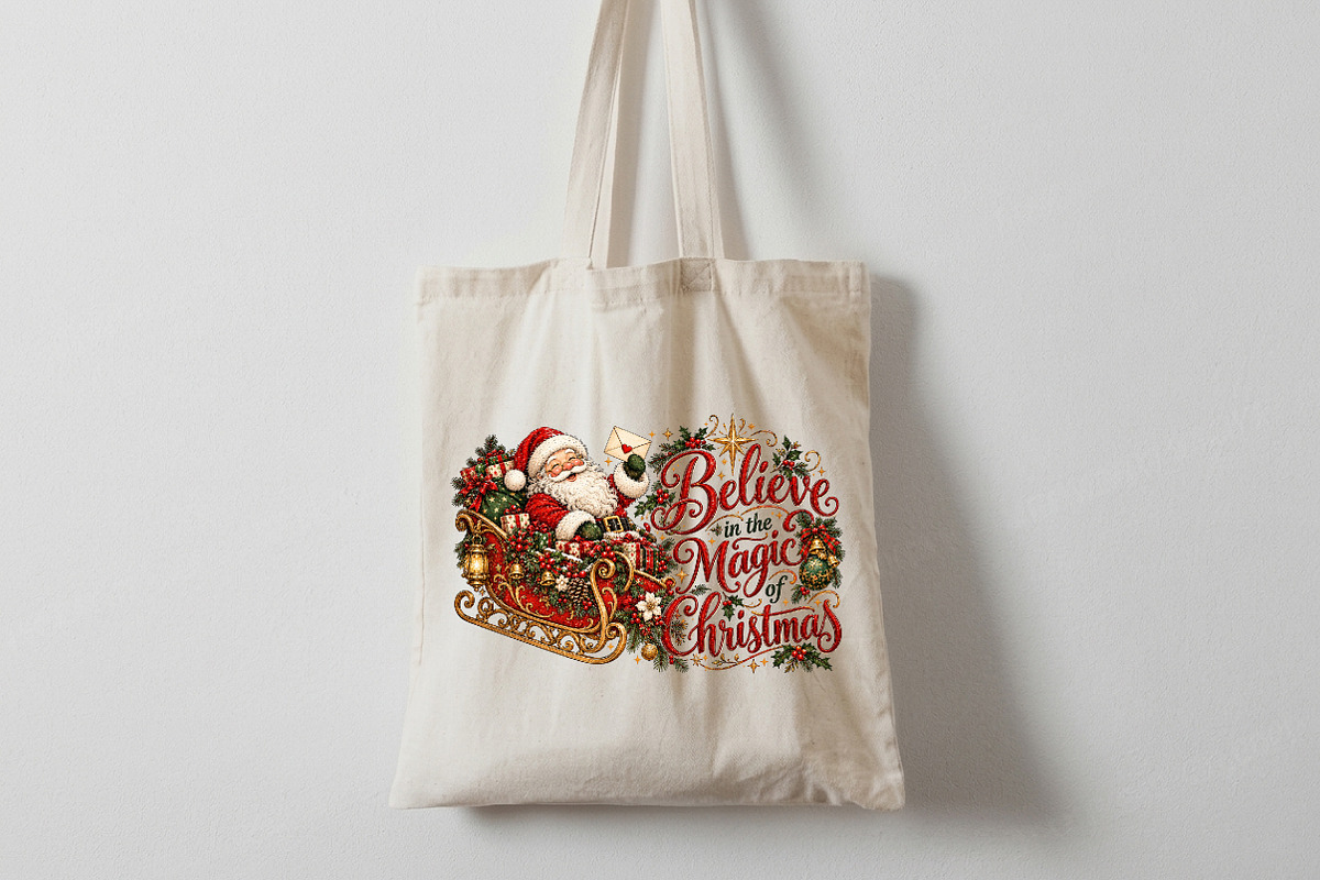 Believe in the Magic of Christmas, a Seasonal Illustration by Craft Nest (Photo 6 of 6)