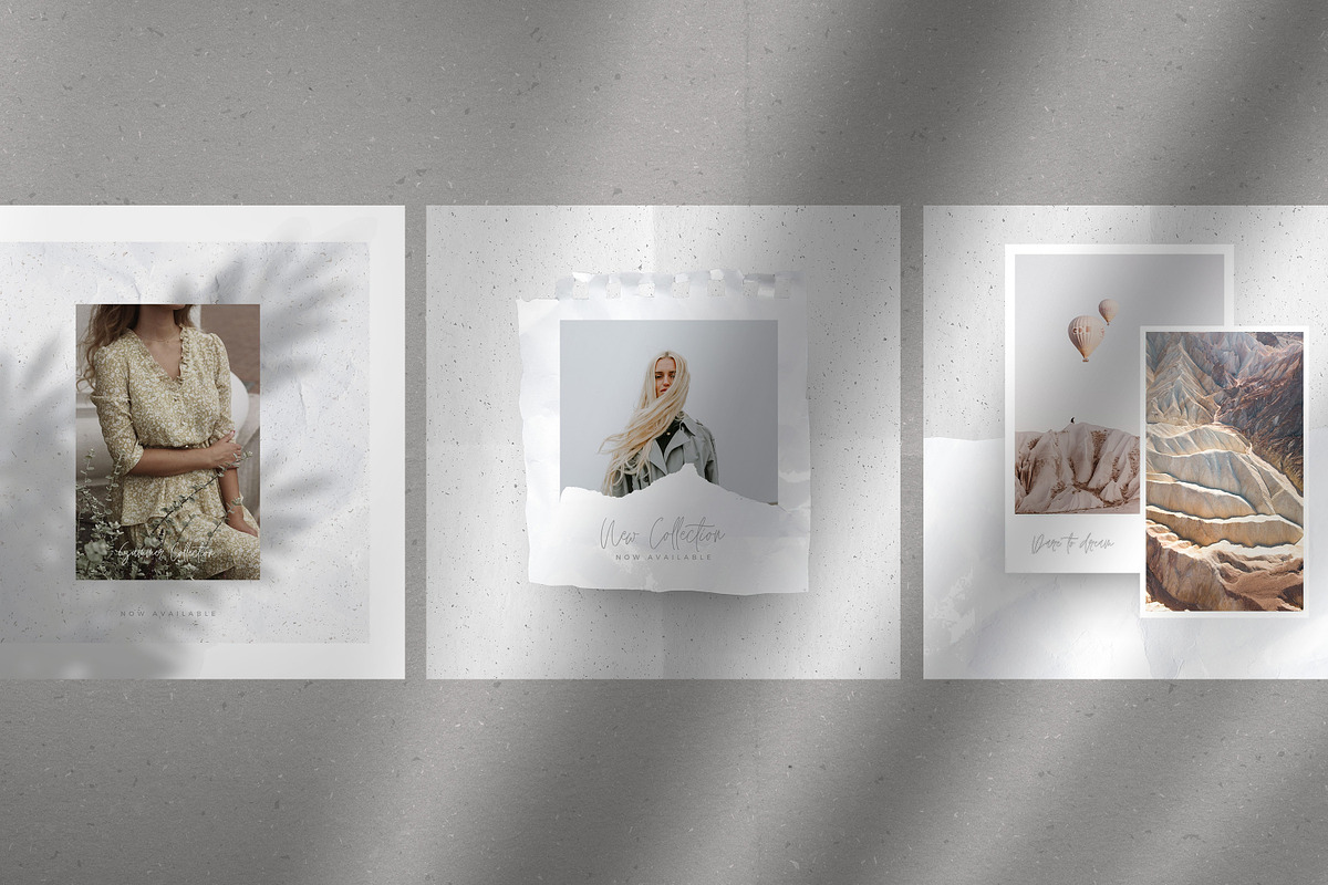 CANVA Paper Social Media Templates, a Social Media Template by AndrewPixel (Photo 5 of 11)