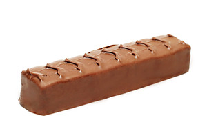 Chocolate bar isolated, a Photo by saiko3p
