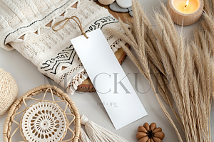 Paper Bookmark Blank Mock Up, a Product Mockup by TatiMockup