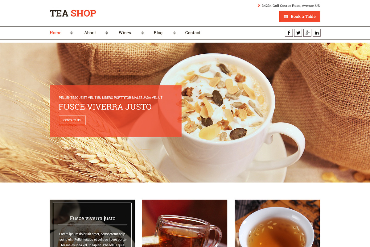 Tea Store PSD Website Template, a Websites & App Template by WebbyTemplates (Photo 2 of 7)