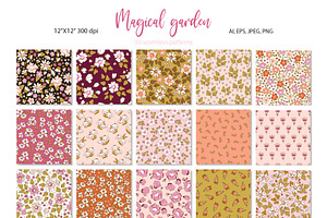 Magic Garden Flower Patterns