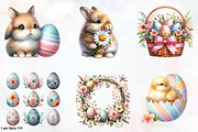Aesthetic Easter Clipart, a Seasonal Illustration by RobertsArt (Thumbnail 2 of 7)