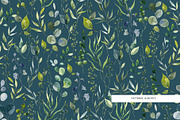 Eucalyptus. Watercolor collection., a Pattern Graphic by HannaStudio (Thumbnail 5 of 9)