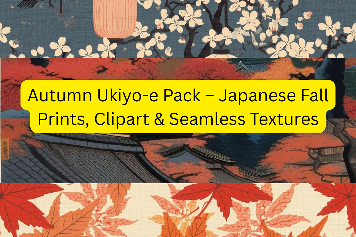 Autumn Ukiyo-e Pack – Japanese Fall, an Illustration by Vandy Fullum (Photo 1 of 5)