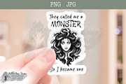 Medusa Drawing witchy vibe saying, an Object Illustration by Willow Paige Farms (Thumbnail 3 of 5)