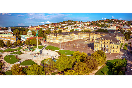 Schlossplatz in Stuttgart, Germany, an Architecture Photo by Nature and travel