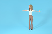 Female Character Lucy, a Characters & Person 3D Model by 3DTreatment (Thumbnail 32 of 32)