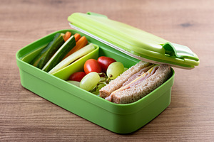 Healthy Lunchbox with Sandwich, Fruits, and Vegetables, a Food & Drink Photo by etorres69