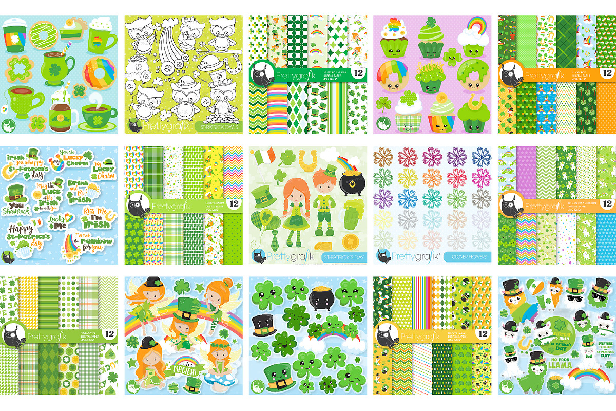 St-Patrick's day bundle - 750 in 1, an Illustration by PrettyBundles (Photo 3 of 4)