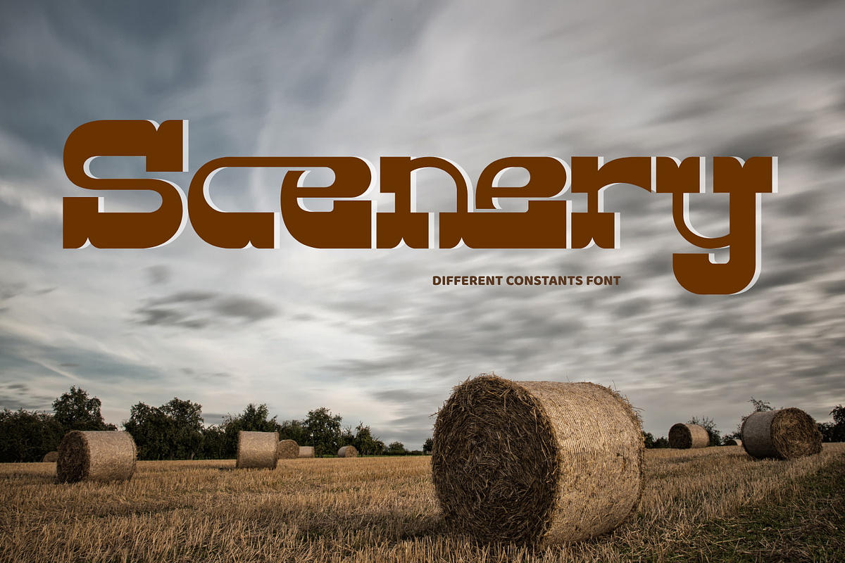 Different Constants - Retro Font, a Serif Font by 177Studio (Photo 4 of 8)