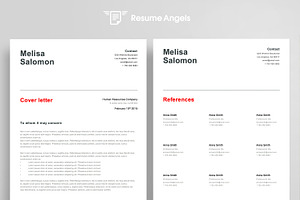 Resume Template 4 Page Swiss