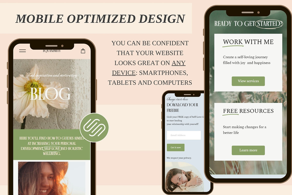 Squarespace Coach Website Template preview 7