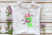 Boo Juice Halloween PNG – Funny Ghos, an Illustration by DreamCafeArt (Thumbnail 3 of 7)