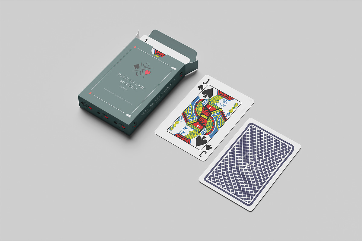 Playing Card Mockup, a Product Mockup by graphictime (Photo 2 of 6)