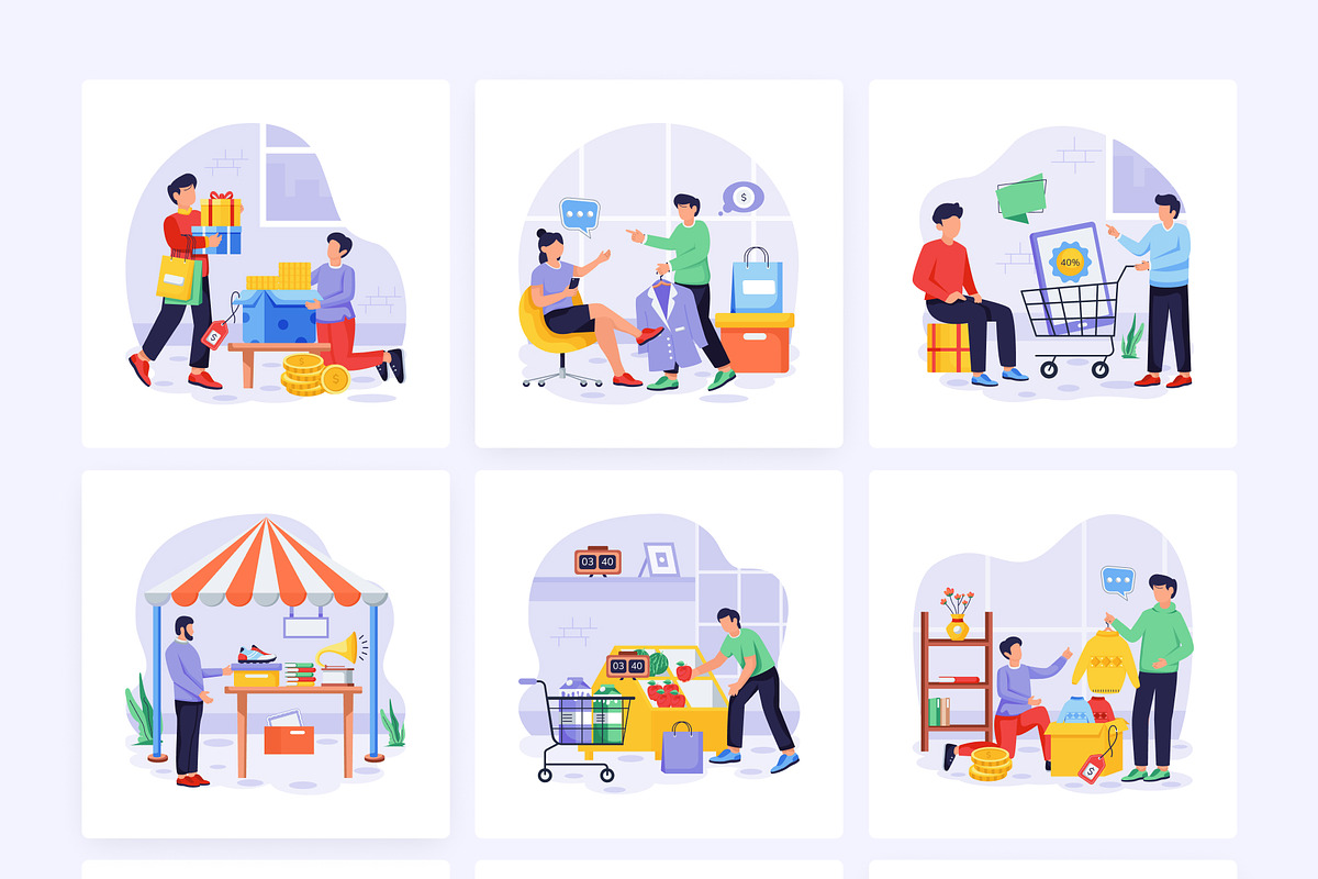 Animated Cyber Monday Illustrations, an Emoji Icon by Vectors Market (Photo 7 of 8)