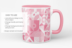 11oz Accent Mug Video Mockup