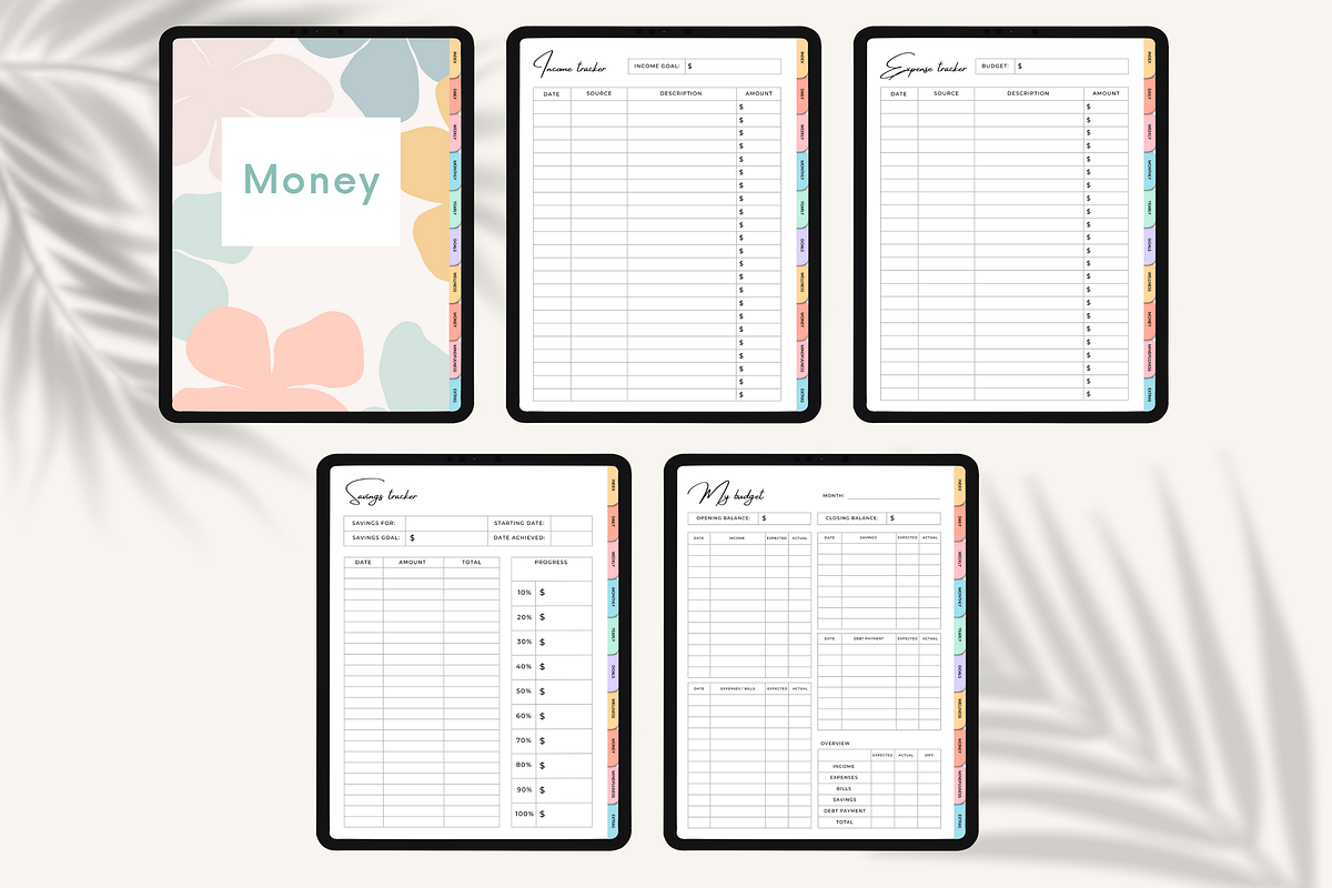 Rainbow Digital Planner for Goodnotes preview 6