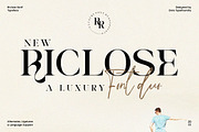 Riclose Font Duo, a Serif Font by Dora Typefoundry (Thumbnail 29 of 29)